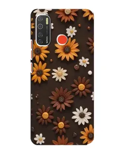 Чохол для TECNO Spark 5 Pro з картинкою «Візерунок з маленьких соняшників» Чохол для TECNO Spark 5 Pro з картинкою «Візерунок з маленьких соняшників»