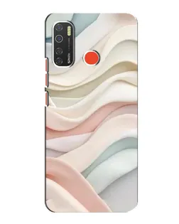 Чехол для TECNO Spark 5 Pro с картинкой «Пастельные нежные волны»