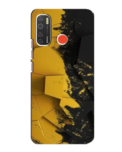 Чехол для TECNO Spark 5 Pro с картинкой «Золотые осколки геометрии» Чехол для TECNO Spark 5 Pro с картинкой «Золотые осколки геометрии»