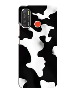 Чехол для TECNO Spark 5 Pro с картинкой «Черно-белое пятно»