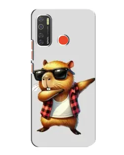Чохол для TECNO Spark 5 Pro з картинкою «Капібара репер даб»