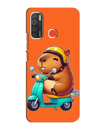 Чехол для TECNO Spark 5 Pro с картинкой «Капибара на скутере» Чехол для TECNO Spark 5 Pro с картинкой «Капибара на скутере»