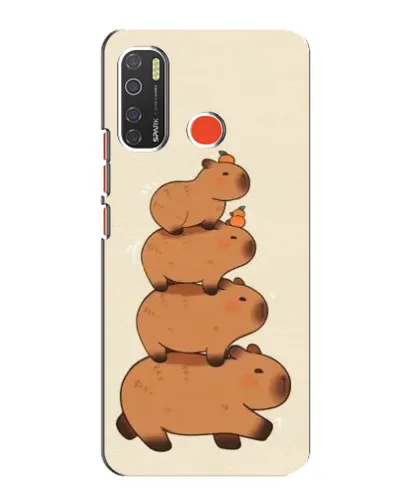 Чехол для TECNO Spark 5 Pro с картинкой «Башня из капибар» Чехол для TECNO Spark 5 Pro с картинкой «Башня из капибар»