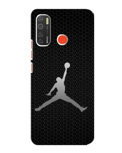 Чехол для TECNO Spark 5 с картинкой «Jordan Dark Carbon» Чехол для TECNO Spark 5 с картинкой «Jordan Dark Carbon»