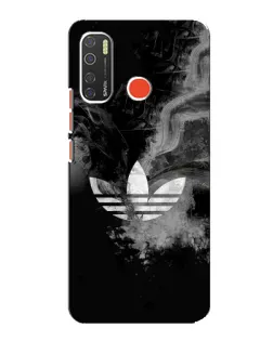 Чехол для TECNO Spark 5 с картинкой «Абстрактный дым Adidas»