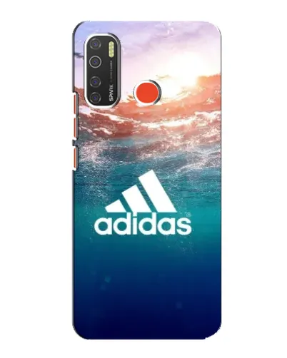Чехол для TECNO Spark 5 с картинкой «Океанская глубина адидас» Чехол для TECNO Spark 5 с картинкой «Океанская глубина адидас»