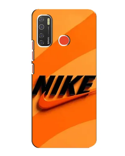 Чехол для TECNO Spark 5 с картинкой «Оранжевый драйв Nike»