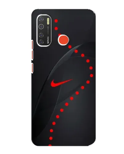Чехол для TECNO Spark 5 с картинкой «Абстрактный дизайн Nike»