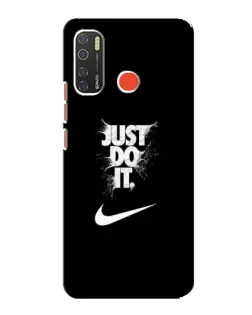 Чехол для TECNO Spark 5 с картинкой «Текстовый принт Nike»