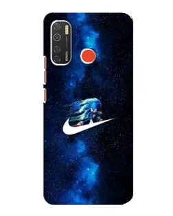 Чехол для TECNO Spark 5 с картинкой «Звездный путь Nike»