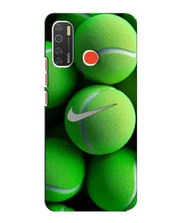 Чехол для TECNO Spark 5 с картинкой «Теннисные мячи Найк»
