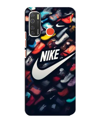 Чехол для TECNO Spark 5 с картинкой «Коллекция кроссовок Nike»