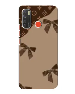 Чехол для TECNO Spark 5 с картинкой «LV — кофейный атлас»