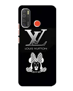 Чехол для TECNO Spark 5 с картинкой «LV и Минни Маус»