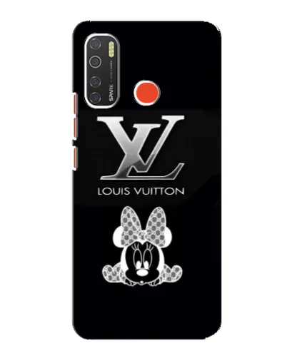 Чехол для TECNO Spark 5 с картинкой «LV и Минни Маус»