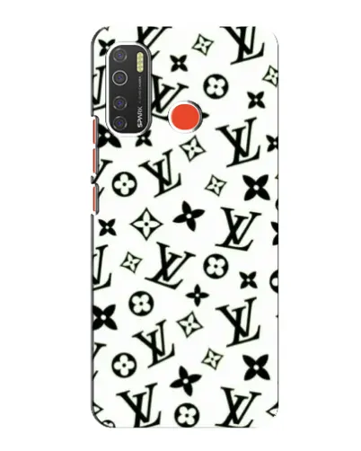 Чехол для TECNO Spark 5 с картинкой «Монохромный хаос LV»