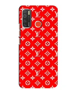 Чехол для TECNO Spark 5 с картинкой «Яркий паттерн LV»