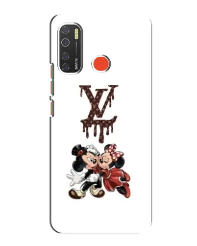 Чехол для TECNO Spark 5 с картинкой «LV и Микки Маус»