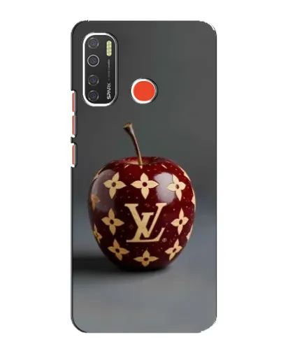 Чехол для TECNO Spark 5 с картинкой «Красное яблоко LV»