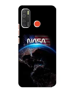 Чехол для TECNO Spark 5 с картинкой «Земля из космоса NASA»