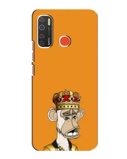 Чехол для TECNO Spark 5 с картинкой «Золотая обезьяна Bored Ape» Чехол для TECNO Spark 5 с картинкой «Золотая обезьяна Bored Ape»