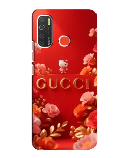 Чехол для TECNO Spark 5 с картинкой «Gucci — золотой сад»