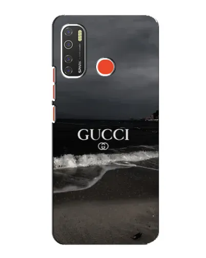 Чехол для TECNO Spark 5 с картинкой «Gucci — морской прибой»