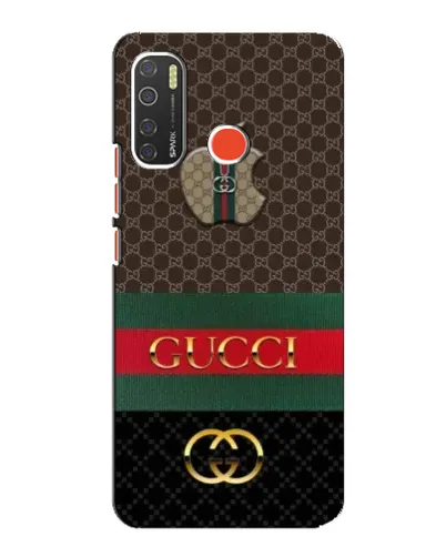 Чехол для TECNO Spark 5 с картинкой «Gucci — брендированный десерт»