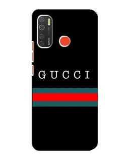 Чехол для TECNO Spark 5 с картинкой «Gucci — красный пояс»