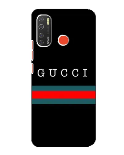 Чехол для TECNO Spark 5 с картинкой «Gucci — красный пояс»