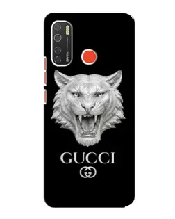 Чехол для TECNO Spark 5 с картинкой «Gucci — серебряный лев» Чехол для TECNO Spark 5 с картинкой «Gucci — серебряный лев»