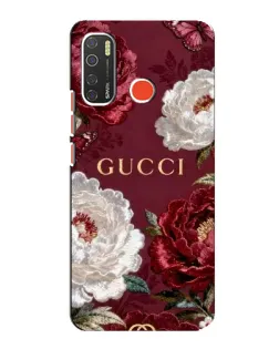 Чехол для TECNO Spark 5 с картинкой «Gucci — бордовые розы» Чехол для TECNO Spark 5 с картинкой «Gucci — бордовые розы»