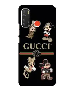 Чехол для TECNO Spark 5 с картинкой «Gucci — герои Disney и монограмма» Чехол для TECNO Spark 5 с картинкой «Gucci — герои Disney и монограмма»