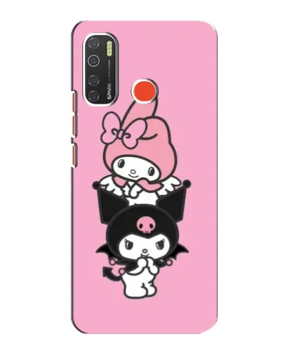 Чехол для TECNO Spark 5 с картинкой «My Melody и Kuromi» Чехол для TECNO Spark 5 с картинкой «My Melody и Kuromi»