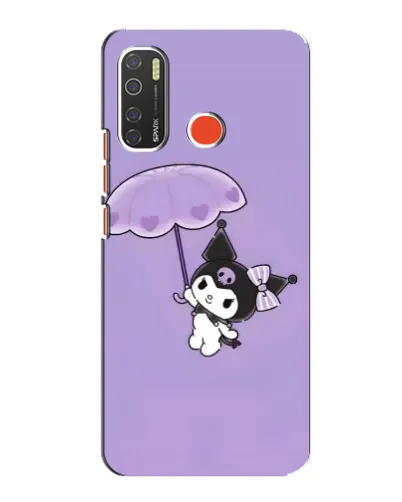Чехол для TECNO Spark 5 с картинкой «Kuromi с зонтиком» Чехол для TECNO Spark 5 с картинкой «Kuromi с зонтиком»