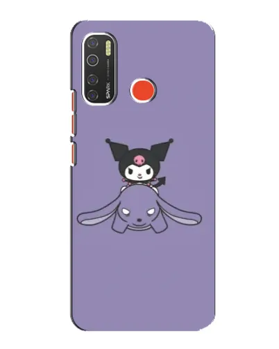 Чехол для TECNO Spark 5 с картинкой «Kuromi на лиловом фоне» Чехол для TECNO Spark 5 с картинкой «Kuromi на лиловом фоне»