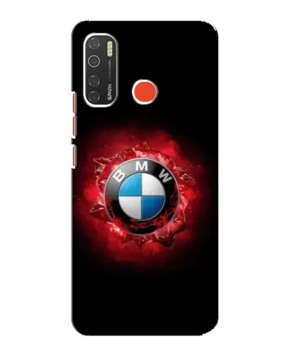 Чехол для TECNO Spark 5 с картинкой «Логотип BMW — вспышка»