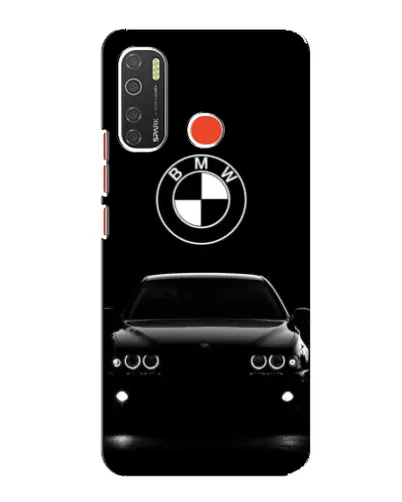 Чехол для TECNO Spark 5 с картинкой «BMW — взгляд из темноты»
