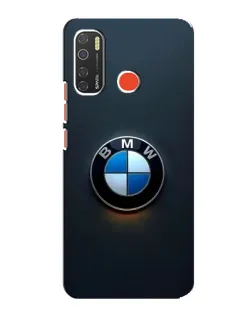 Чехол для TECNO Spark 5 с картинкой «Логотип BMW — минимализм»