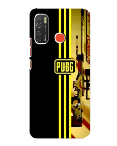 Чохол для TECNO Spark 5 з картинкою «PUBG — камуфляжний шолом»
