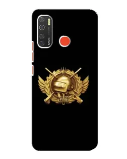 Чохол для TECNO Spark 5 з картинкою «PUBG — помаранчевий градієнт»