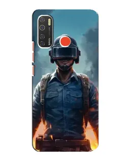 Чохол для TECNO Spark 5 з картинкою «PUBG — реалістичний герой»