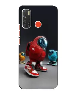 Чохол для TECNO Spark 5 з картинкою «Among Us — 3D стиль»