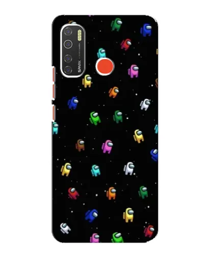 Чехол для TECNO Spark 5 с картинкой «Экипаж Among Us»
