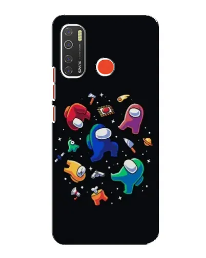 Чехол для TECNO Spark 5 с картинкой «Among Us космос»