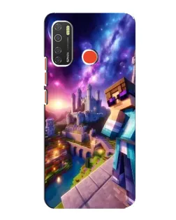 Чохол для TECNO Spark 5 з картинкою «Стів та космос»
