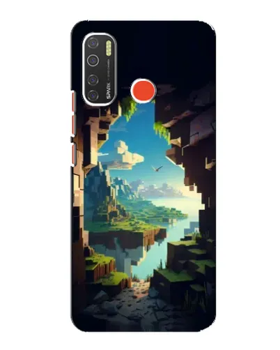 Чехол для TECNO Spark 5 с картинкой «Вид из пещеры»