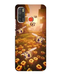 Чехол для TECNO Spark 5 с картинкой «Поле подсолнухов»