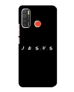 Чехол для TECNO Spark 5 с картинкой «Точки веры J.E.S.U.S.»