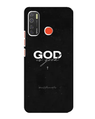 Чехол для TECNO Spark 5 с картинкой «GOD — Бог над всем»